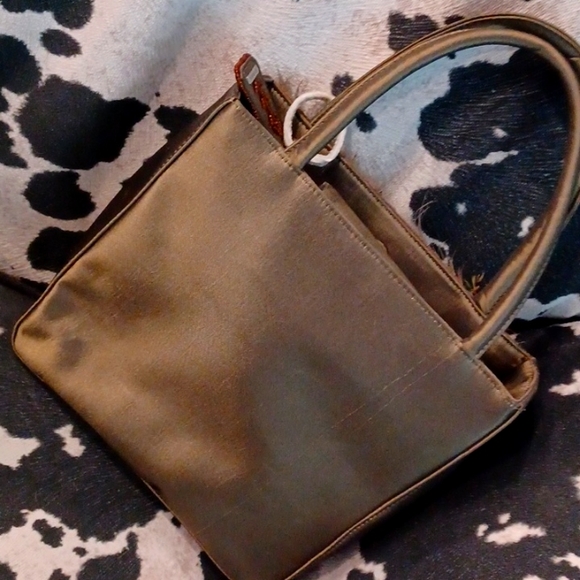 GUESS olive mini bag embroidered beaded purse - Picture 3 of 7